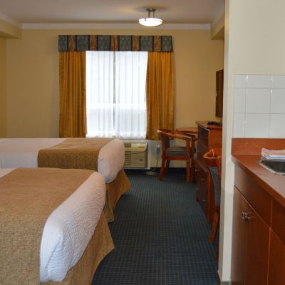 Standard Room, 2 Queen Beds, Kitchenette Hinton Lodge Promo Code