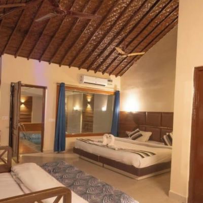 Deluxe Double Room, Air Conditioning, Pool View Corbett Fun Resort Promo Code