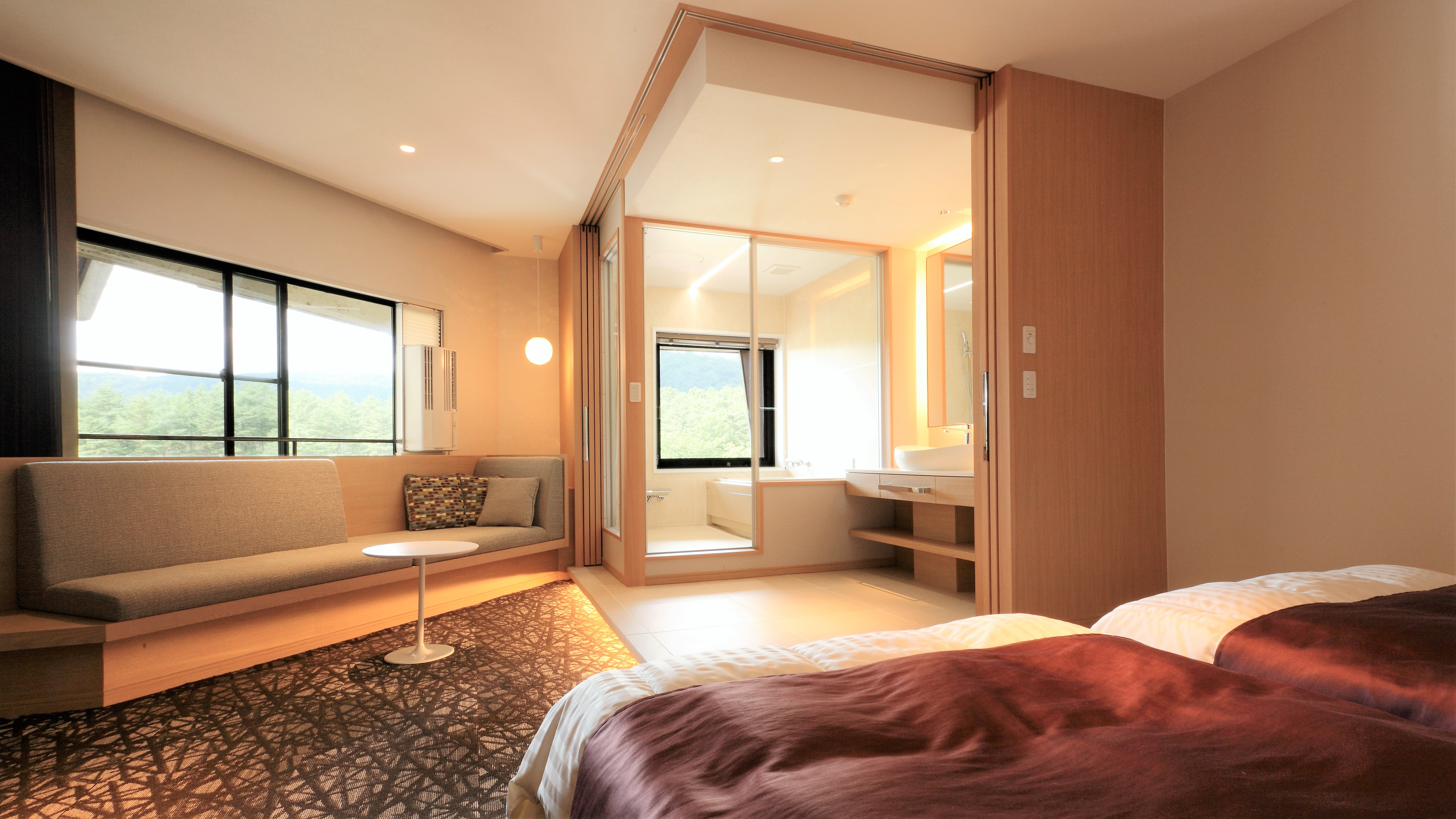 景观浴室双床房 禁烟