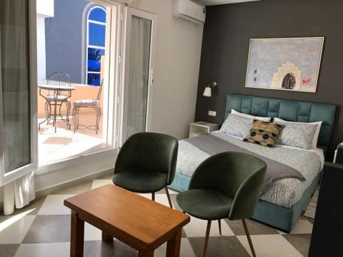 带露台的双人房