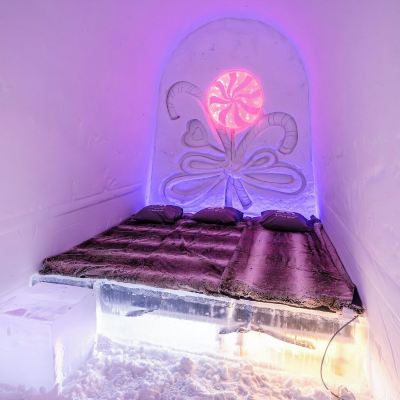 雪主題飯店三人房（冷房間） 北極冰雪飯店及玻璃屋優惠