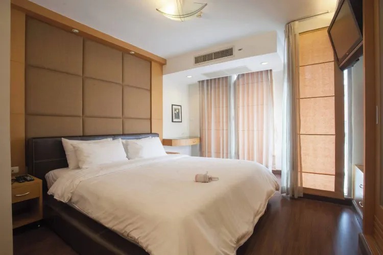 อพาร์ทเมนท์, 2 ห้องนอน, พร้อมสิ่งอำนวยความสะดวกสำหรับผู้พิการ, ระเบียง