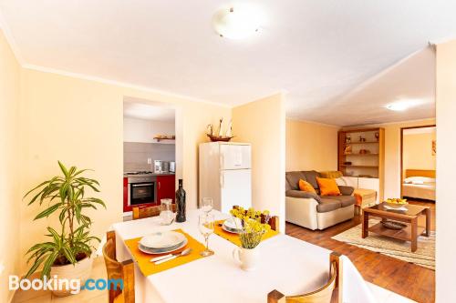 海景一卧室公寓 - 带露台