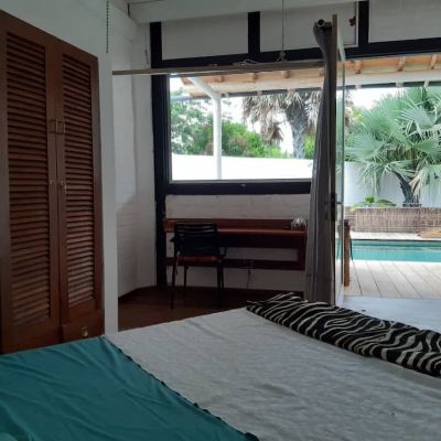 Double Room, Pool View (with A/C)