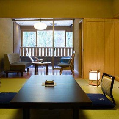 和風コーナーリバービュールーム(浴室) 庄川温泉風流味道座敷ゆめつづり クーポン