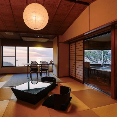 和風オーシャンビュールーム(浴室) 海のほてる いさば クーポン