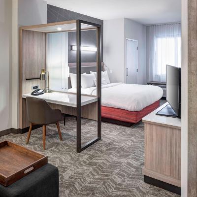 特大床套房 萬豪克利爾沃特海灘斯普林希爾套房酒店優惠