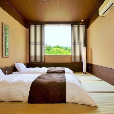 Main Building Twin [Modern] [Japanese Room] [Non-Smoking] [Mountain View] 養老温泉　秘湯の宿　滝見苑 クーポン