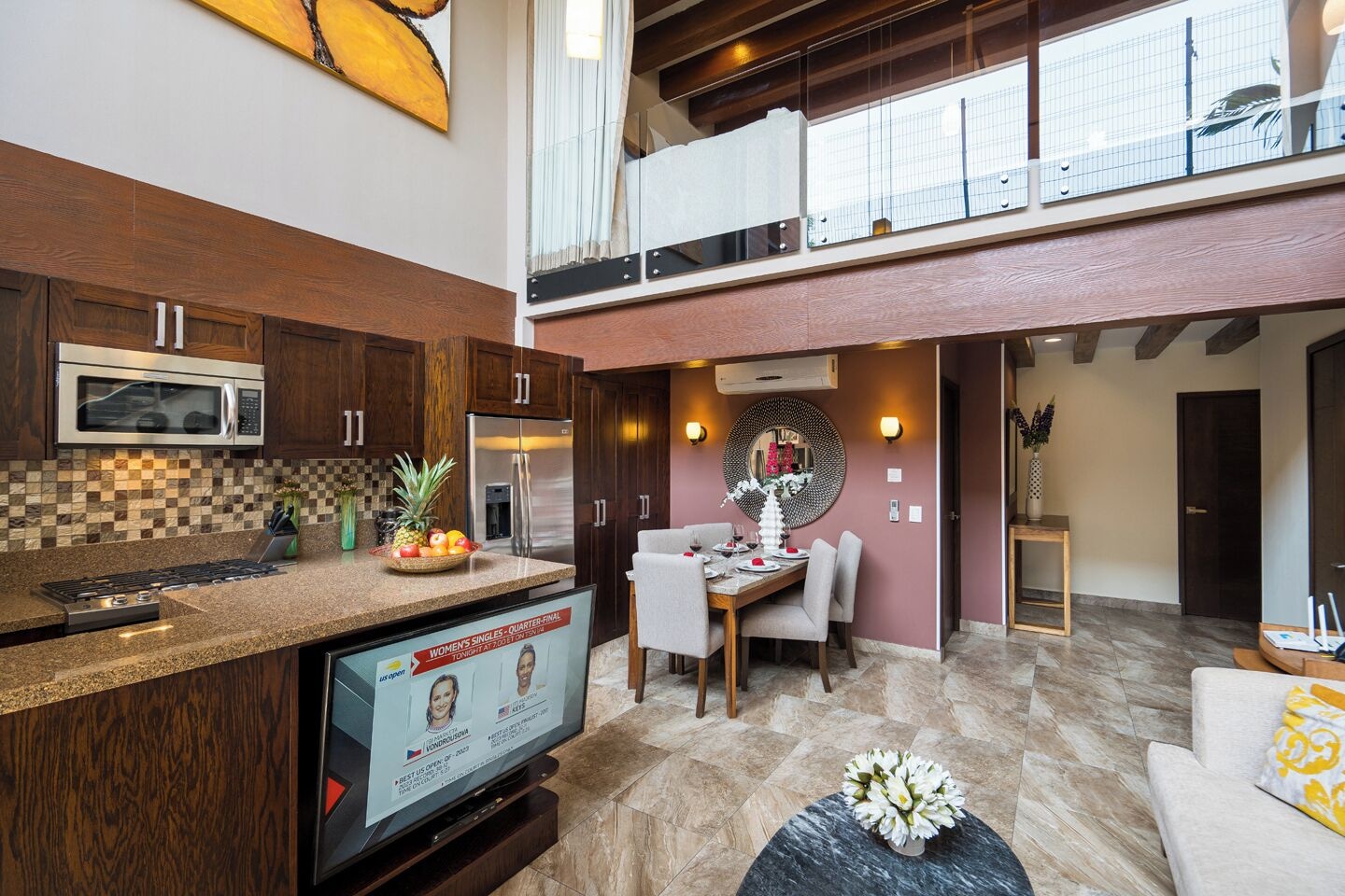 豪华联排别墅，2卧室，夹层