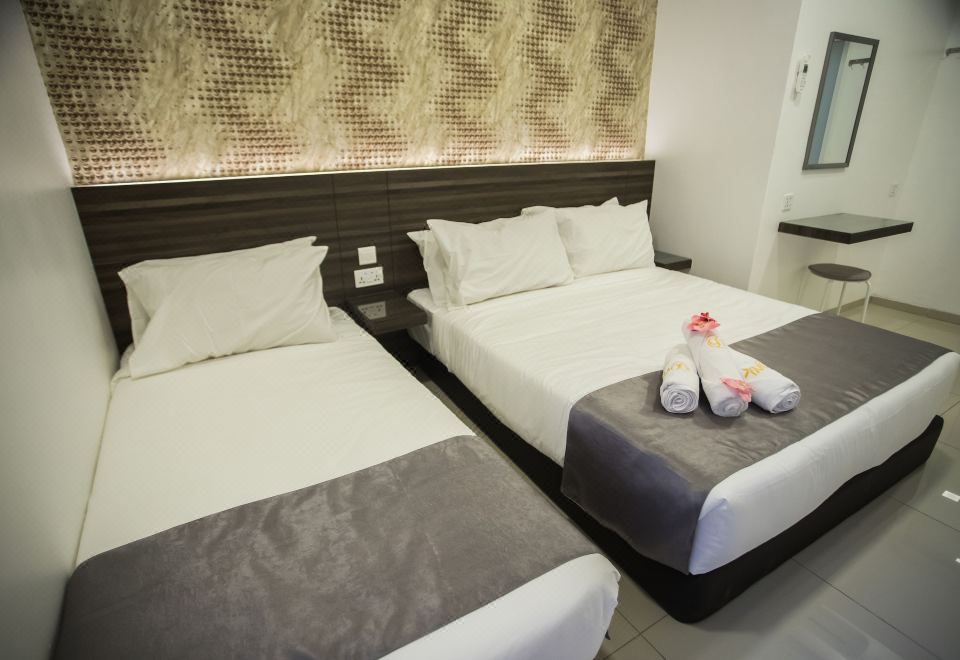 豪华三人房， 2 间卧室