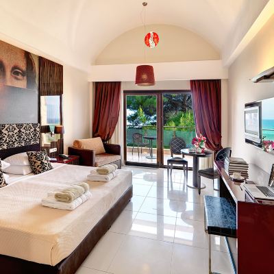 Deluxe Double Room With Partial Sea View Olympion Sunset Promo Code