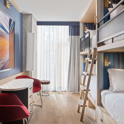 4 Twin Beds Hearing Accessible Motto by Hilton New York City Chelsea Promo Code