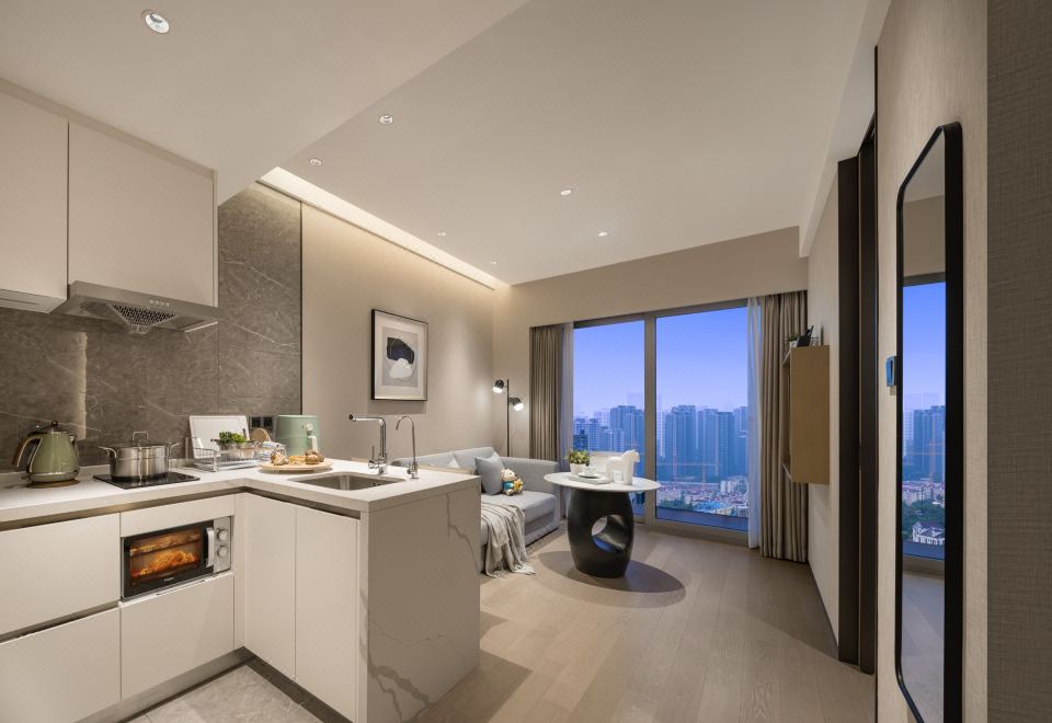 一房豪华套房（洗烘机+冰箱+投屏）