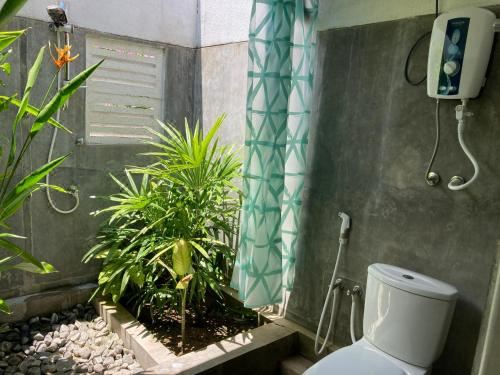 带湖景的双人间