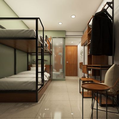 Bunk Bed Room Rimbun Canggu Hotel Promo Code