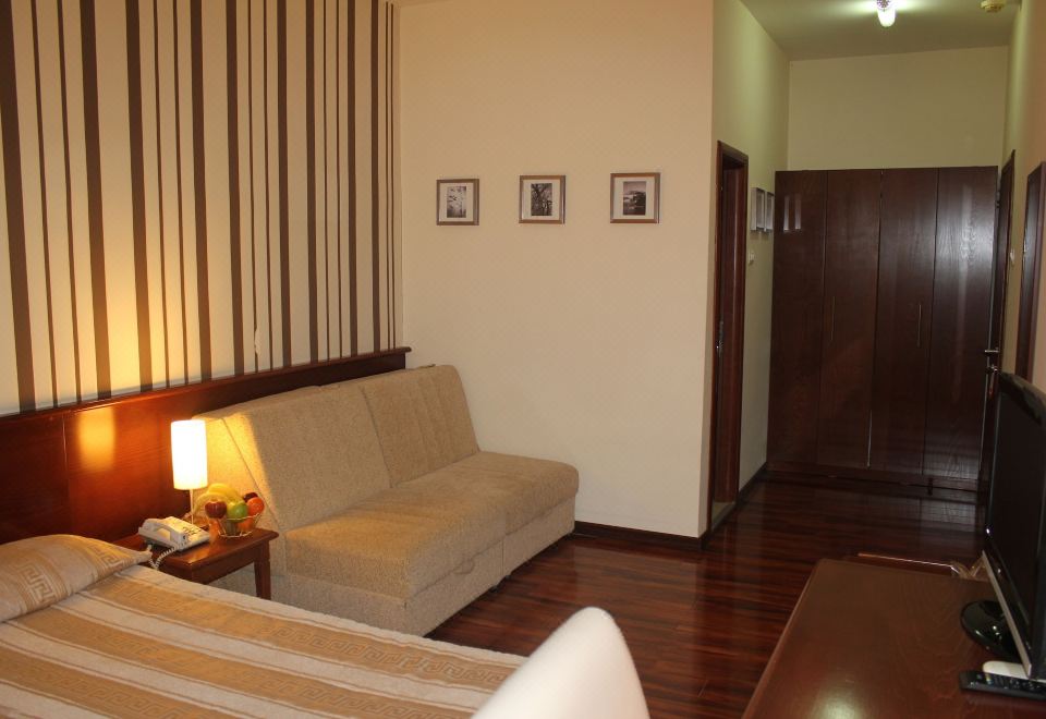 享有城市景观的标准三人间