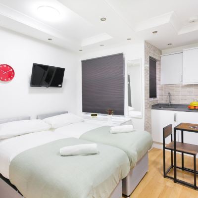 四人間共用浴室 倫敦皇后歐洲之星酒店 - 國王十字優惠