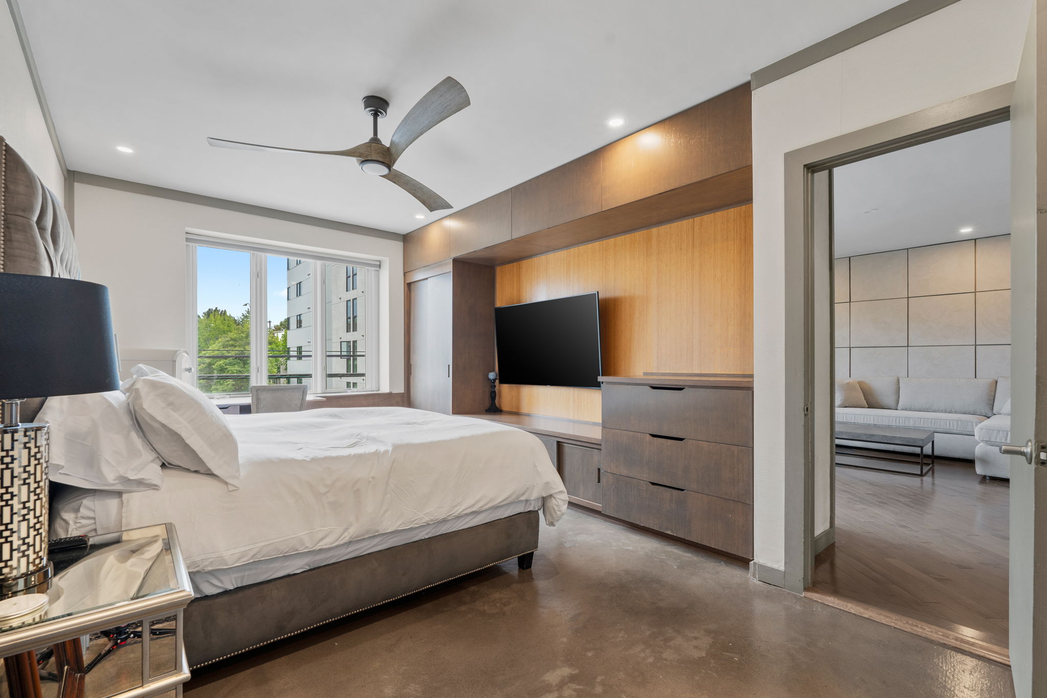 现代厨房和私人阳台-时尚雅致休闲