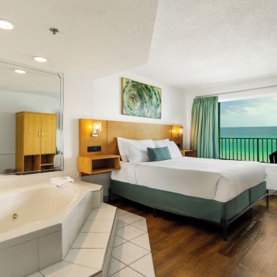 Classic Room, 1 King Bed, Jetted Tub, Beachfront (Ocean/Gulf View) Beachcomber by The Sea Promo Code