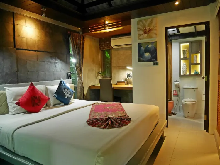 ห้องดีลักซ์เตียงใหญ่มีเตียงใหญ่