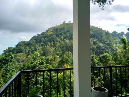 带山景的双人间