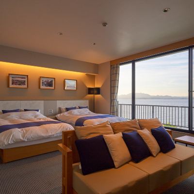 デラックスコーナーツイン浴室付き、レイクビュー 玉造国際ホテル　Ｒｉｖａｇｅ　Ｃｈｏｒａｋｕ クーポン