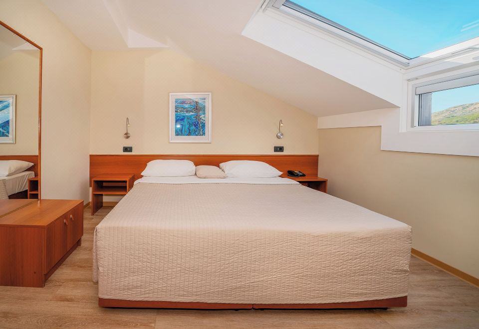 基础单人房， 部分海景