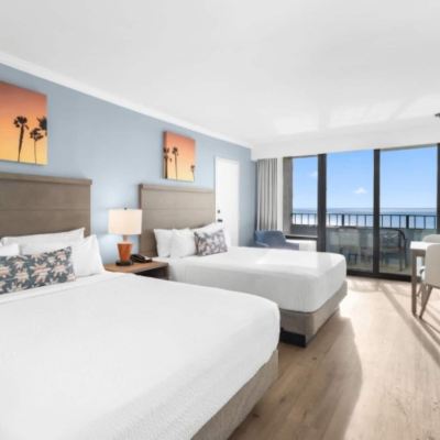 Ocean Front Deluxe Efficiency With 2 Queen Beds Ocean Reef Resort Promo Code