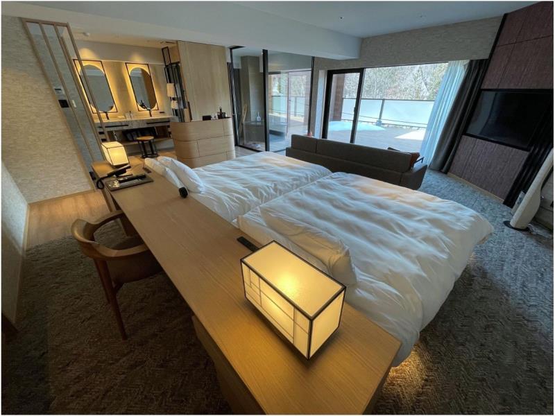 豪华双床房，带露天风吕