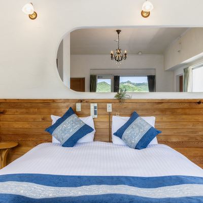 デラックスツインルーム(浴室) 星のテラスもとぶ山里 クーポン