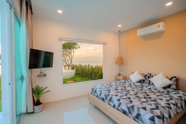 วิลลาแบบสี่ห้องนอนพร้อมสระว่ายน้ำ