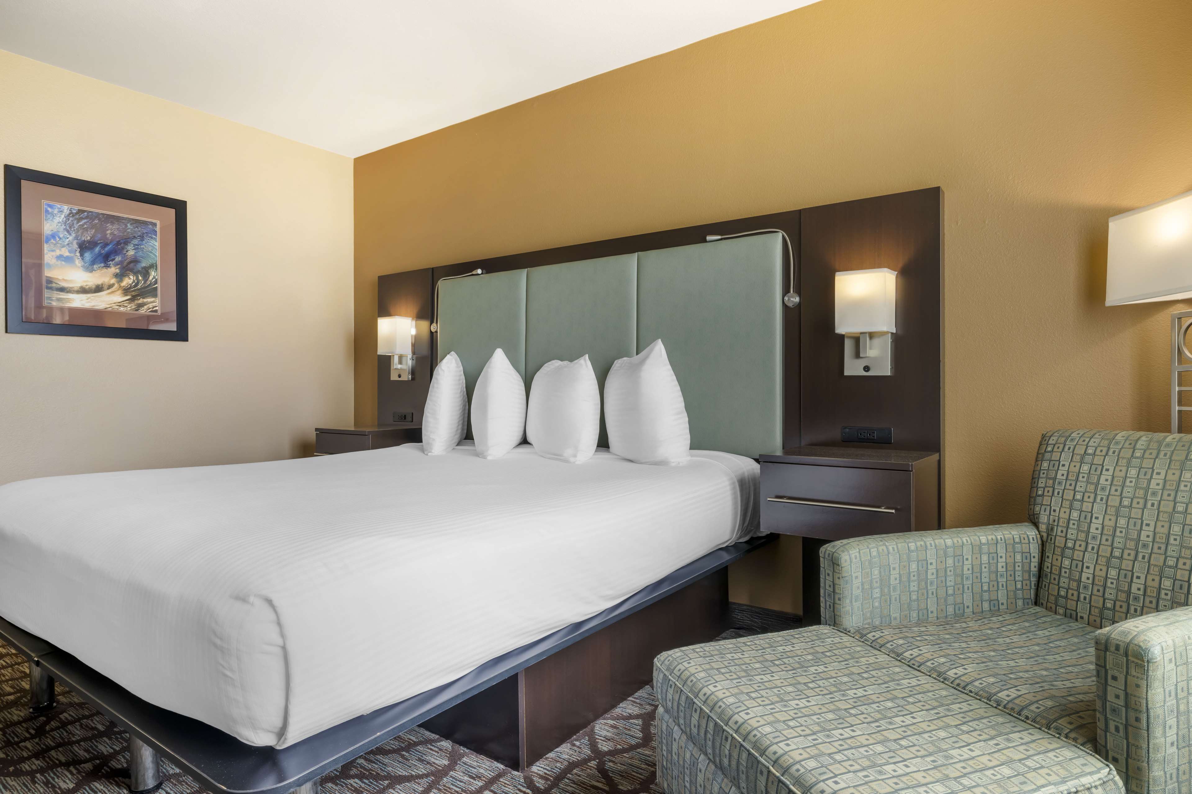 行动无障碍特大床房带无障碍淋浴