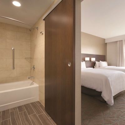Mobility Accessible One Bedroom Suite King Tub