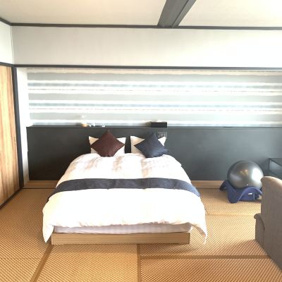 Non-Smoking Japanese-Style Japanese-Western Room With Double Bed And Lake View-12 Tatami 玉造国際ホテル　Ｒｉｖａｇｅ　Ｃｈｏｒａｋｕ クーポン