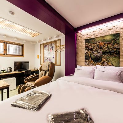 Royal Suite (massage bed, high-spec couple PC, large TV / GTX 1060 RAM 16G)(Check-in 21:00) 인천 느낌표 모텔 쿠폰