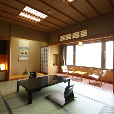 Japanese Single Room in Main Building with Mountain View and 10 Tatami Mats - Non-Smoking 八幡館 クーポン