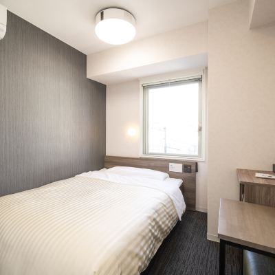 □Non-Smoking□ Theater Room [Popin Aladdin] Double Occupancy スーパーホテル広島天然温泉・薬研堀通り クーポン