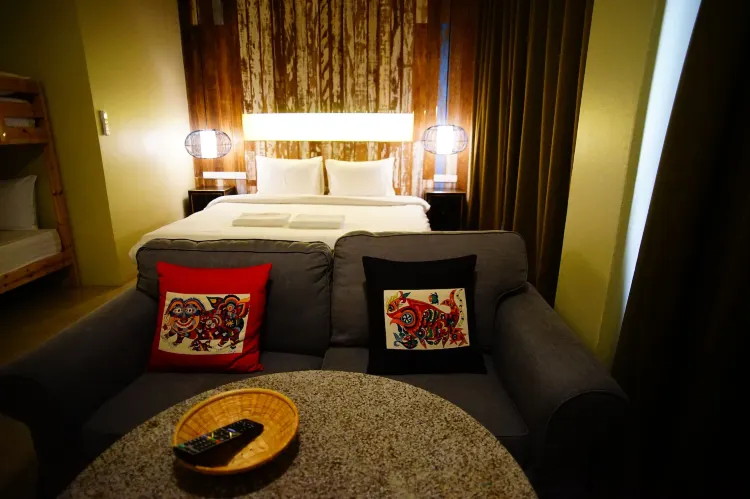 ห้องสำหรับครอบครัวพร้อมวิวถนน