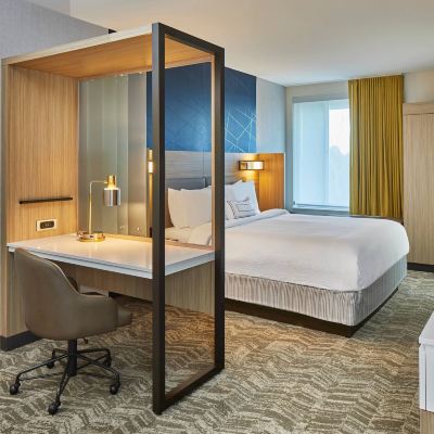 Suite, 1 King Bed, Trundle Sofa, Mobility Accessible with Bathtub SpringHill Suites by Marriott Charlotte at Carowinds Promo Code