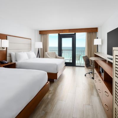 Mobility Accessible Two Queen Room with Rollin Shower DoubleTree Beach Resort by Hilton Tampa Bay – North Redington Beach Promo Code