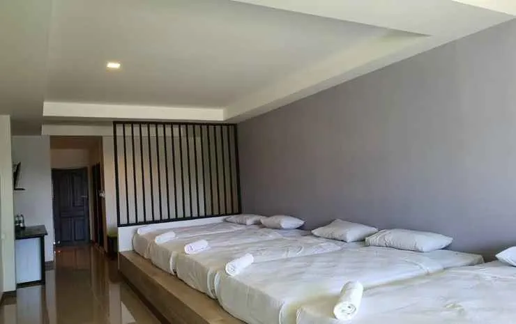 ห้องสำหรับครอบครัวพร้อมวิวสวนหย่อม