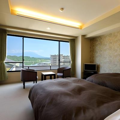 レイクビューツインルーム(浴室) ホテル紫苑 クーポン