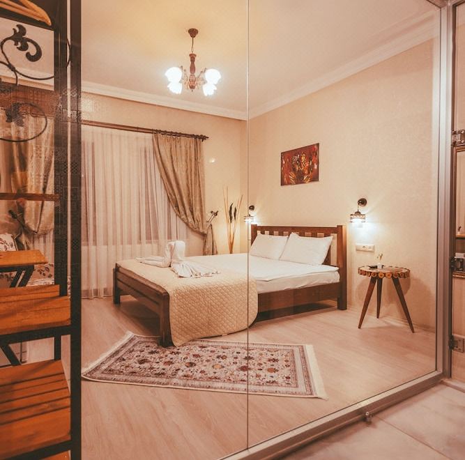 經濟園景房 - 帶1張大床 - 禁煙