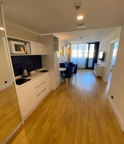 高级一卧室带阳台公寓