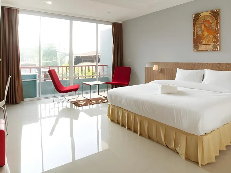 ห้องดีลักซ์พร้อมเตียงคู่