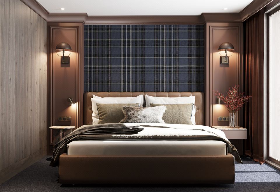 舒适客房， 露台， 山景