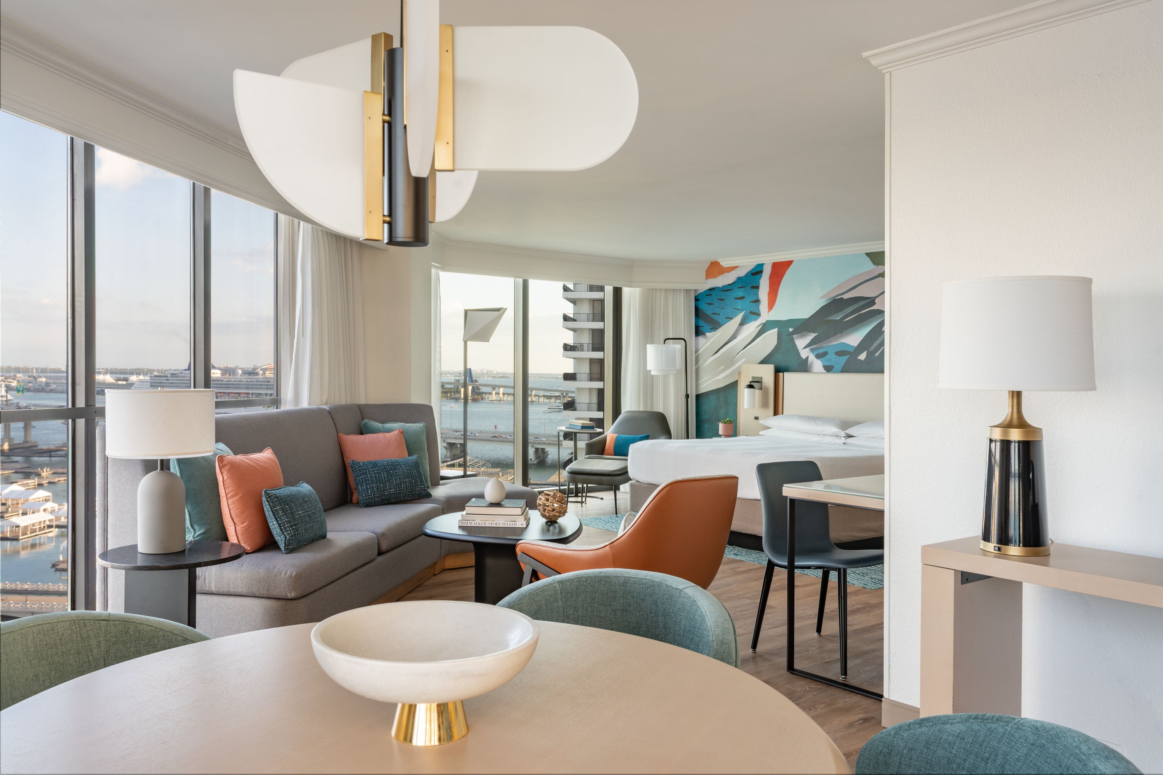 湾景精致特大床套房