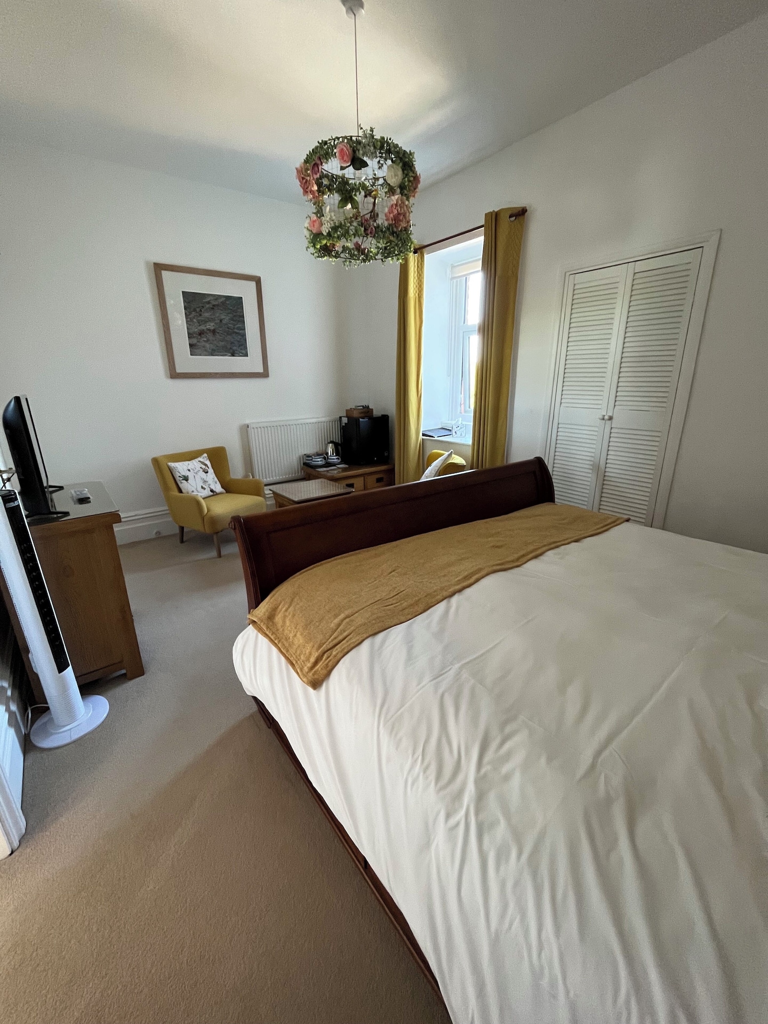 双人房，山丘景观 （Quiller）