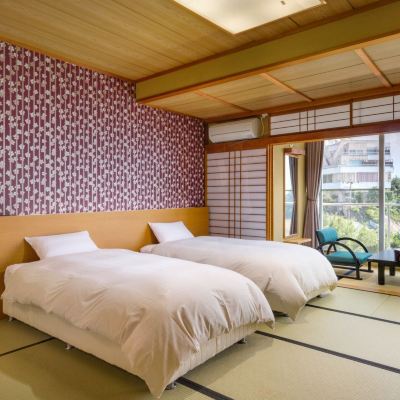 和風ツインルーム(喫煙) ホテルたつき（龍城） クーポン