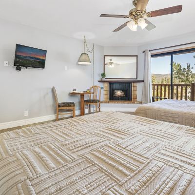 Standard Room, 2 Queen Beds, Fireplace (Kitchen) Big Bear Lakefront Lodge Promo Code